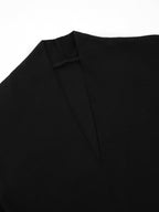 Solid Long Sleeve Knit Top